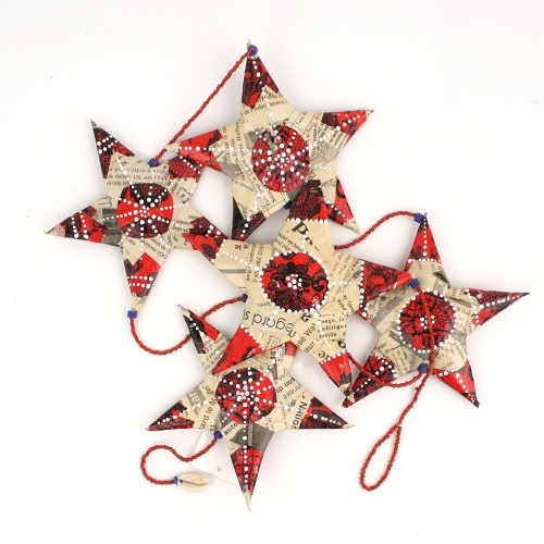 【SALE】張子モビール 星 04 赤柄 一点もの @4800→2400円