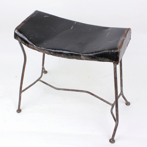 ブリキスツール TABOURET TOLE　黒【送料別】