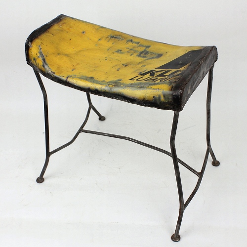 ブリキスツール TABOURET TOLE　黄【送料別】