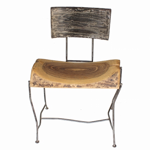 サンダルウッド 鉄背もたれ椅子 送料別 1801 一点もの