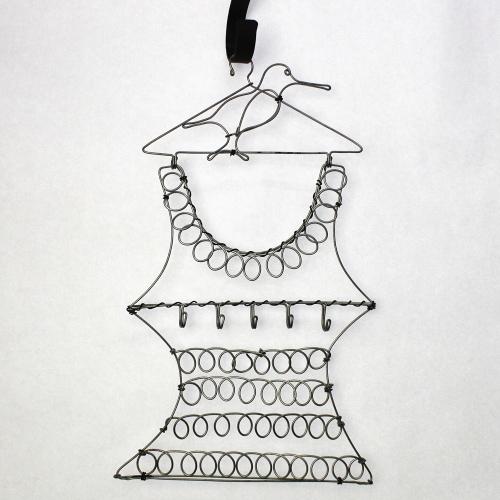 ワイヤードレス アクセサリー掛け トリ