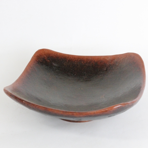 テリバ素焼き器 大 四角ボウル