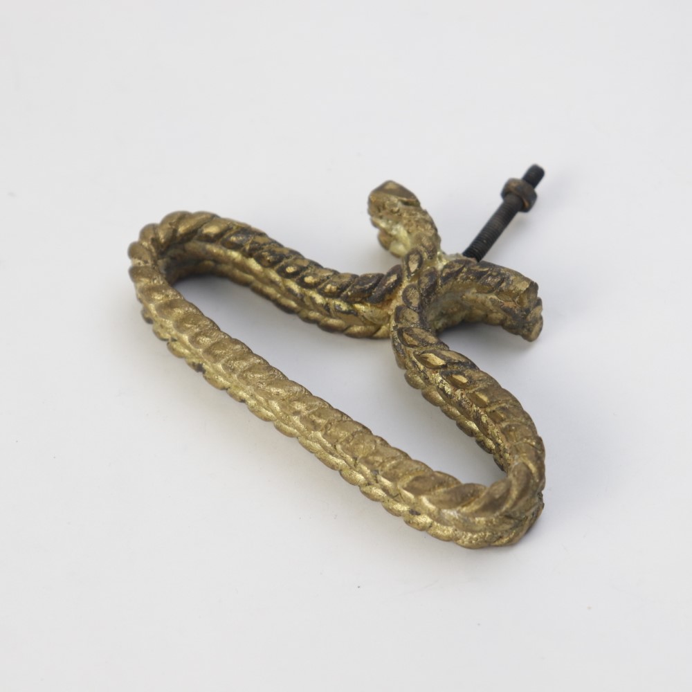 ブロンズ取っ手 縄模様2 一点物