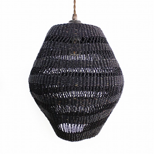 ボルガランプシェード 黒(本体) ※ソケット別F