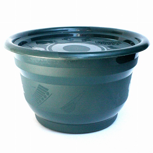 【SALE】プラスチック　バケツ　ふた付 深緑 @2000→1600円