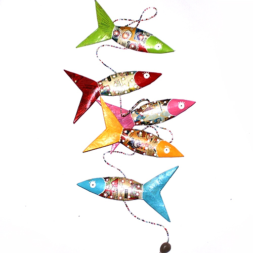 【SALE】張子モビール イワシ　マルチ系柄アソート