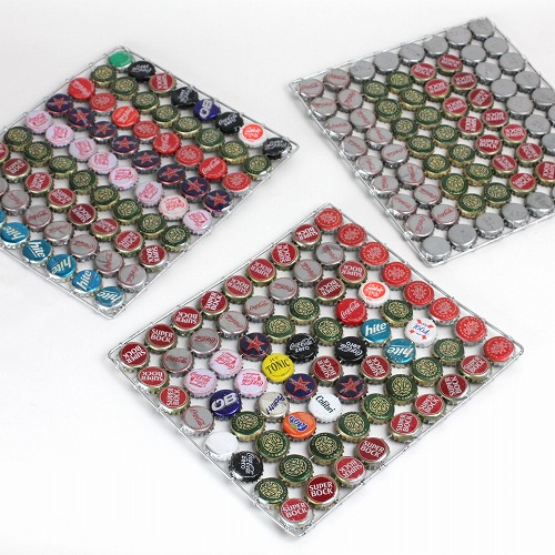 リサイクル王冠鍋敷き大