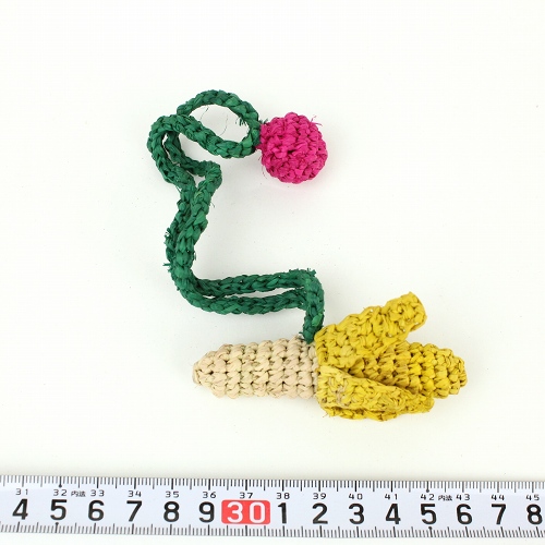 【SALE】ラフィアかぎ編みチャームフルーツ バナナ @1500→500円