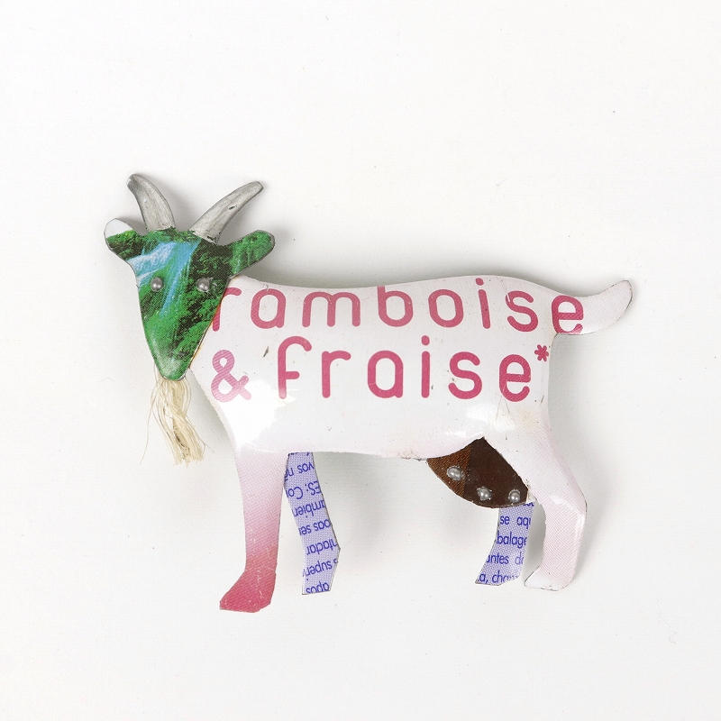 リサイクル缶マグネット ヤギ