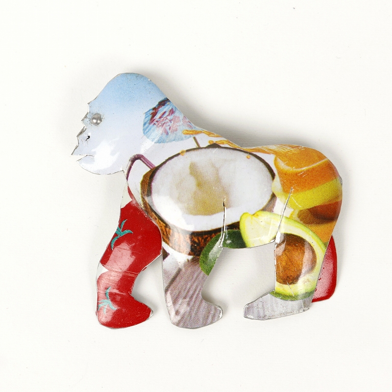 リサイクル缶マグネット ゴリラ