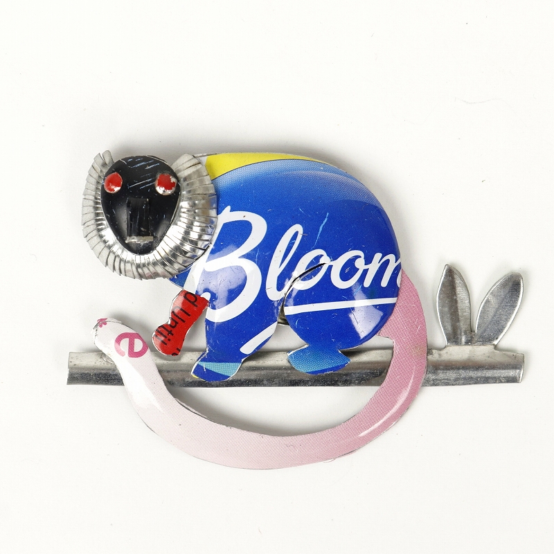 リサイクル缶マグネット エリマキキツネザル