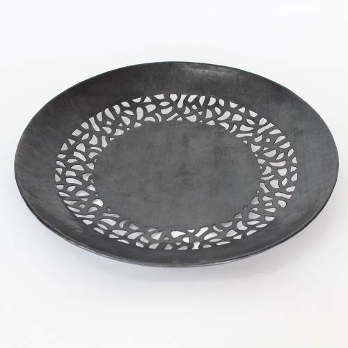 【SALE】黒鉄プレート 透かし大 @9000→6300円