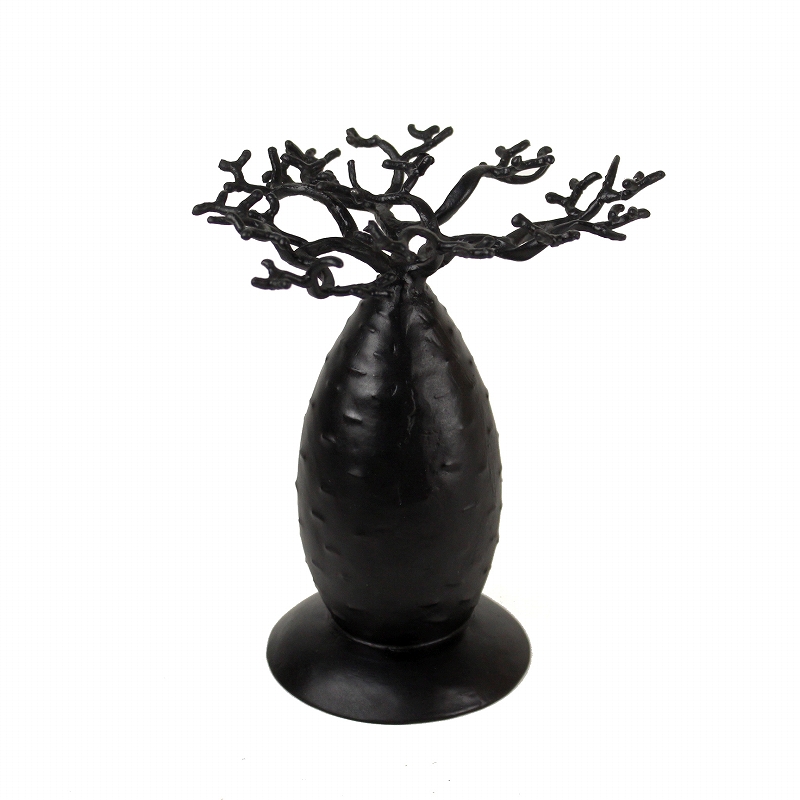 鉄ペイントバオバブ ぷっくり H20 黒