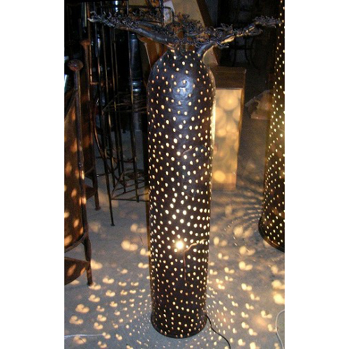 【SALE】黒鉄バオバブランプシェード1m (送料別) @70000→56000円