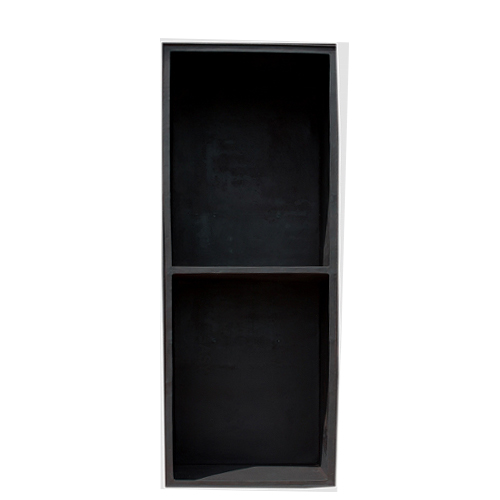 黒鉄カラーボックス  G  2段 幅35cm長方形　送料別