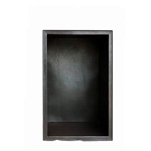 黒鉄カラーボックス  H  1段 幅35cm長方形　送料別