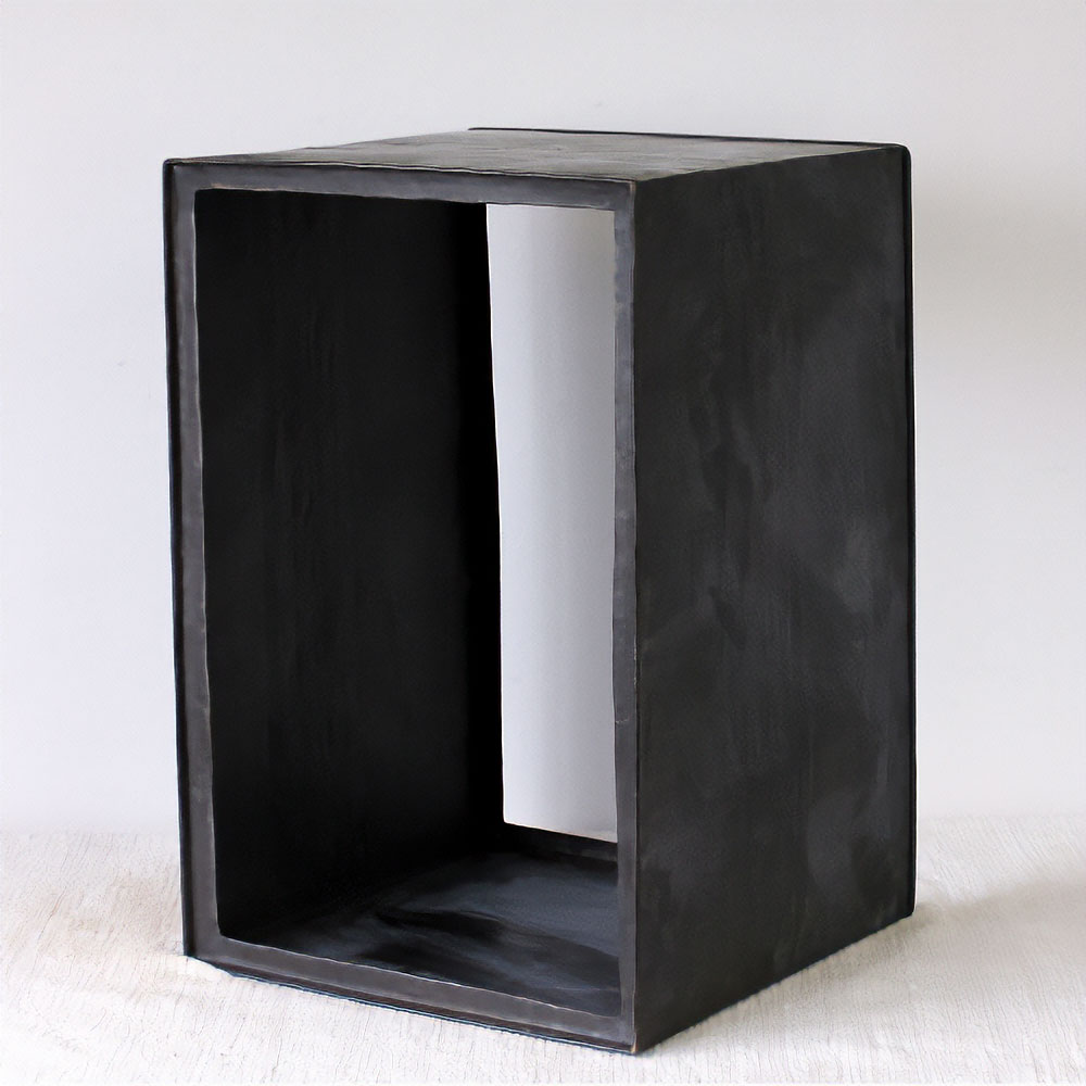 黒鉄カラーボックス  I  1段空洞 幅35cm長方形　送料別