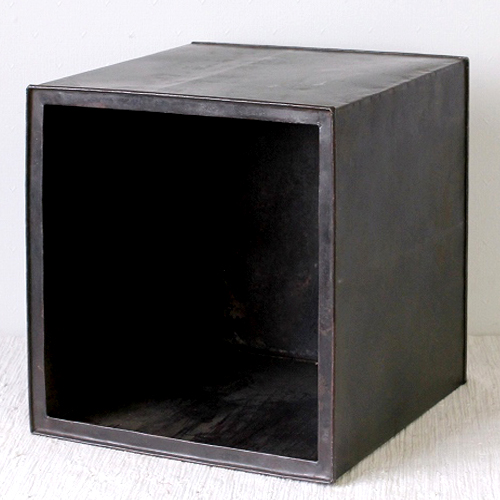 黒鉄カラーボックス  0  1段 53cm正方形　送料別