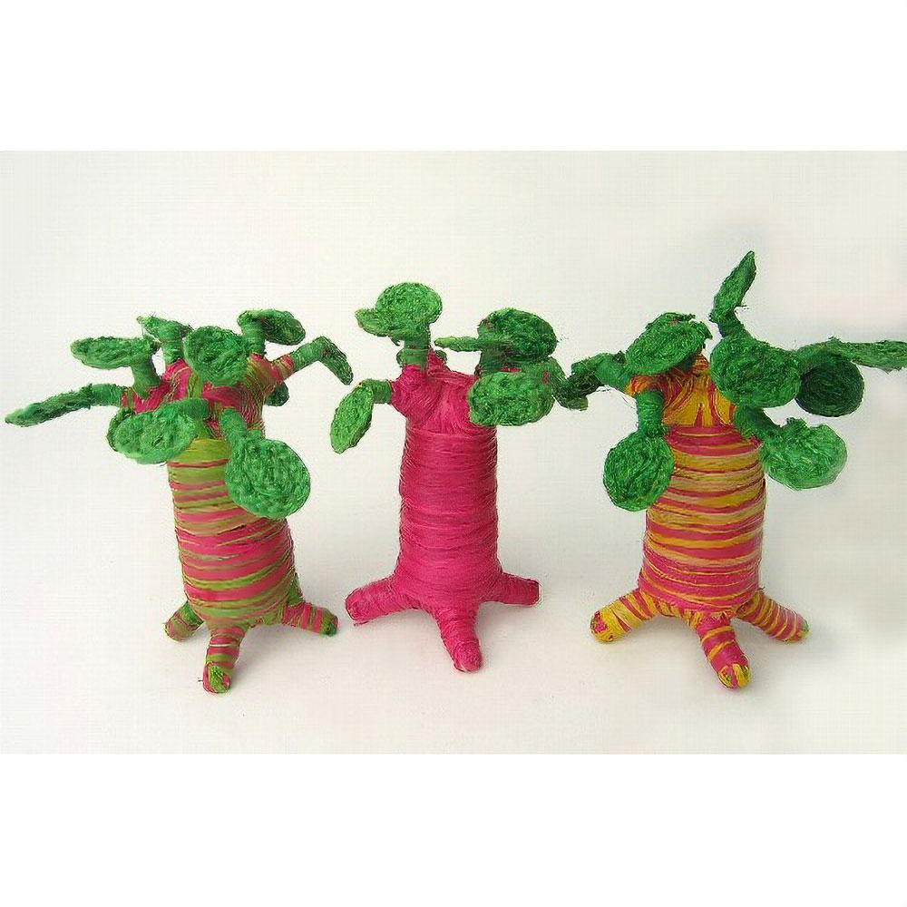 ラフィアバオバブカラー 15cm