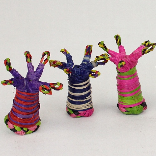 ラフィアバオバブカラー ミニミニ 4~5cm