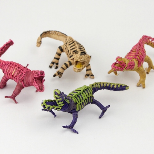 ラフィア ミニ動物 10cm <アソート>ワニ