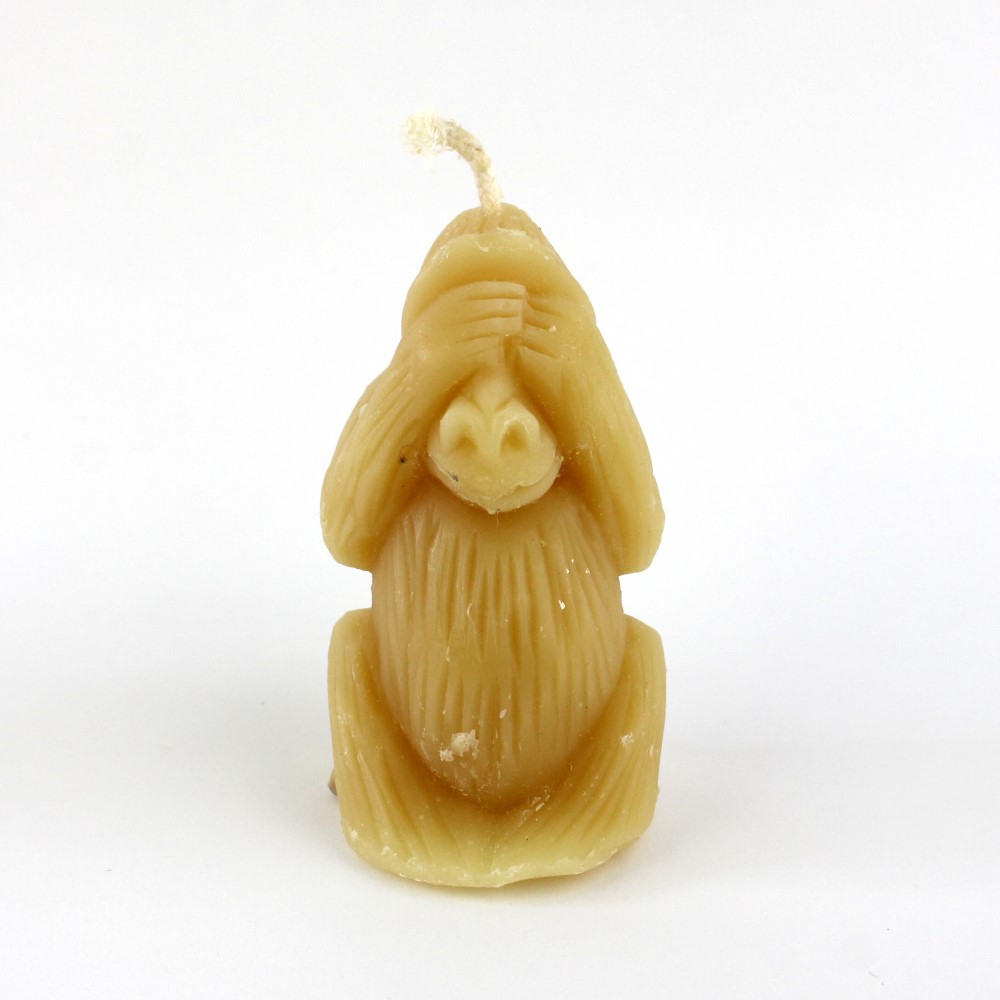 ビーティフルはちみつキャンドル ゴリラ 見ざる レモングラス