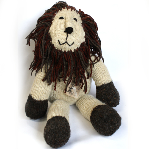 ケナナKENANAKNITTERSウールおすわり動物大ライオンナチュラル