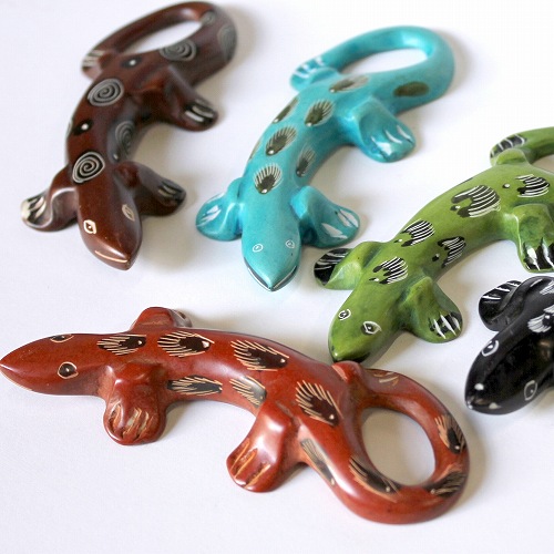 ソープストーン ヤモリ