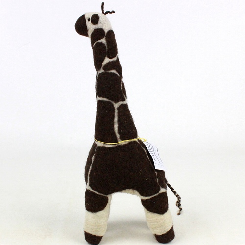 マトマイニ フェルト動物 L ナチュラル キリン