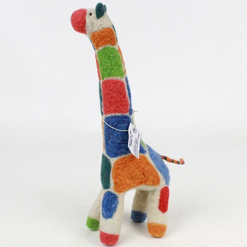 マトマイニ フェルト動物 L マルチカラー キリン