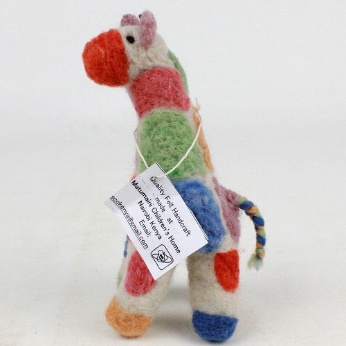 マトマイニ フェルト動物 S マルチカラー キリン