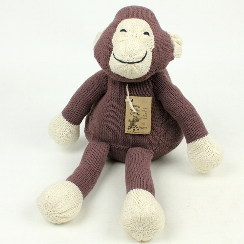 【SALE】ケナナ オーガニックコットンおすわり動物 大 サル @14000→8800円