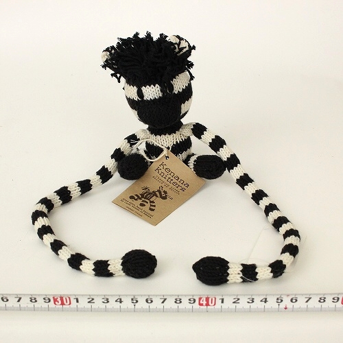 ケナナニ オーガニックコットン動物カーテンタッセル シマウマ19SS一点 2900→2320円