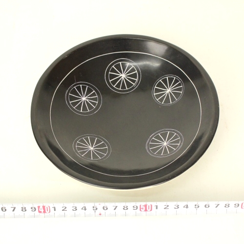 ソープストーン 丸皿 大 黒レモン19SS 3500→2800円