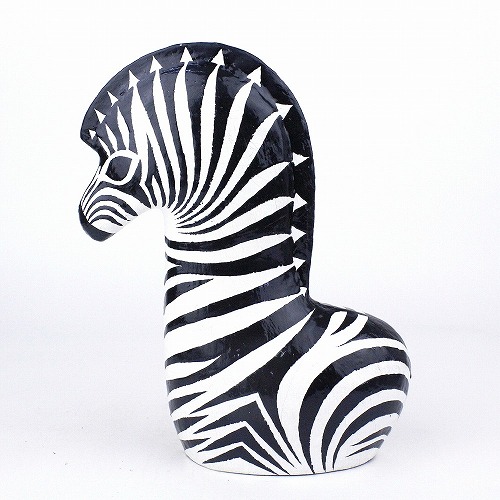 ペーパーマッシュ動物 シマウマ