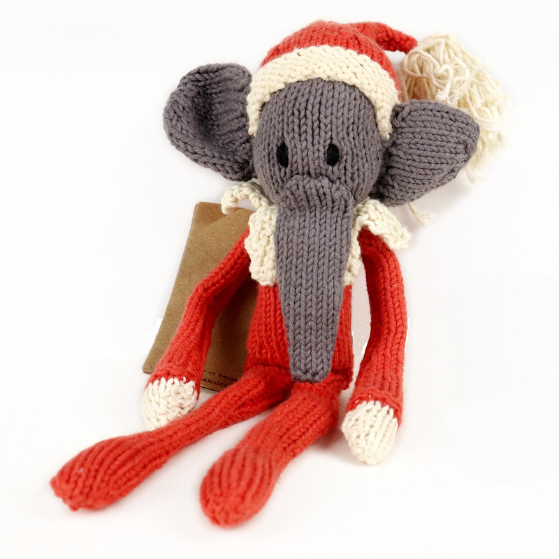 ケナナニッターズ オーガニックコットンエレファントサンタクロース