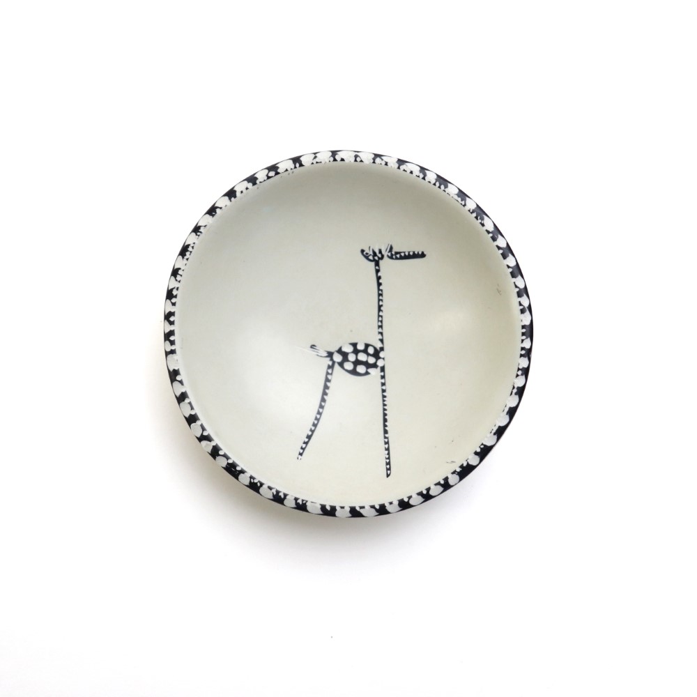 ソープストーン 飾り皿 ナチュラル 小 キリン