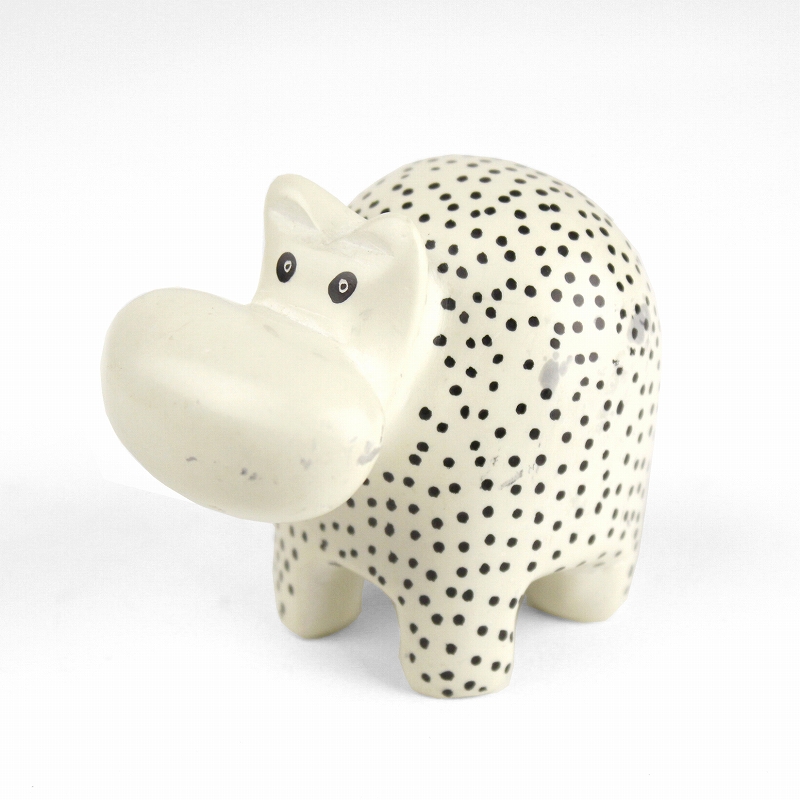 ソープストーン ナチュラル動物 大 カバ