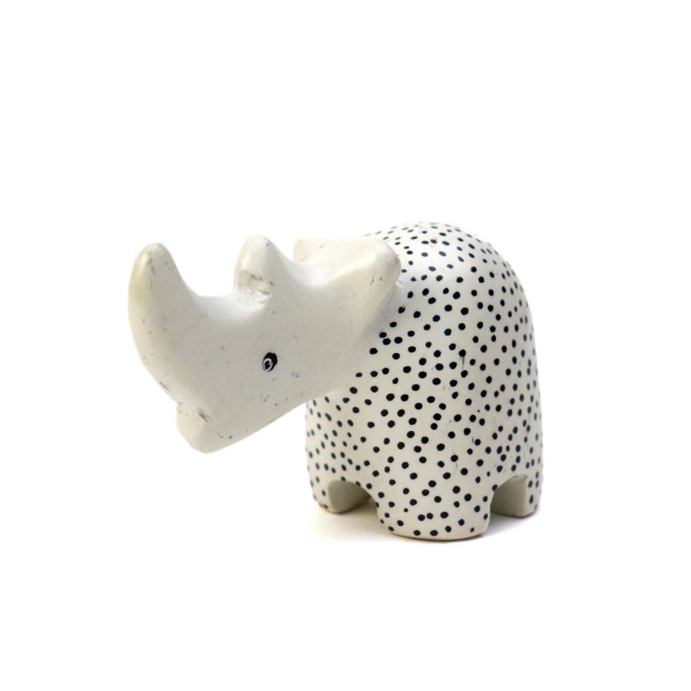 ソープストーン ナチュラル動物 中 サイ