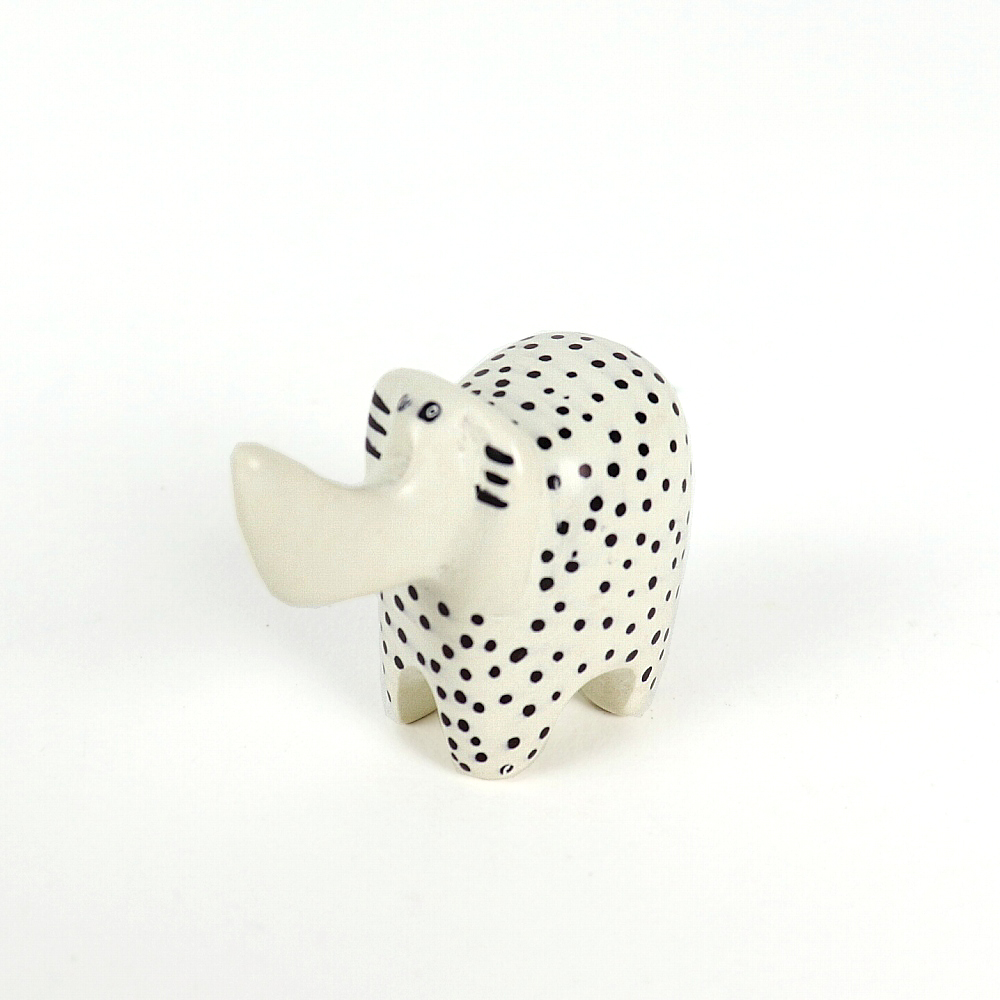 ソープストーン ナチュラル動物 小 ゾウ