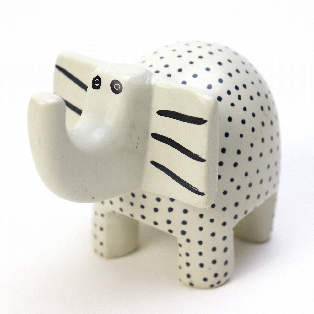 ソープストーン ナチュラル動物 ジャンボ ゾウ