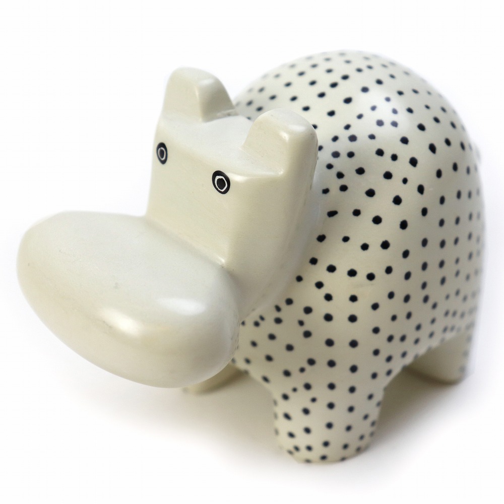 ソープストーン ナチュラル動物 ジャンボ カバ