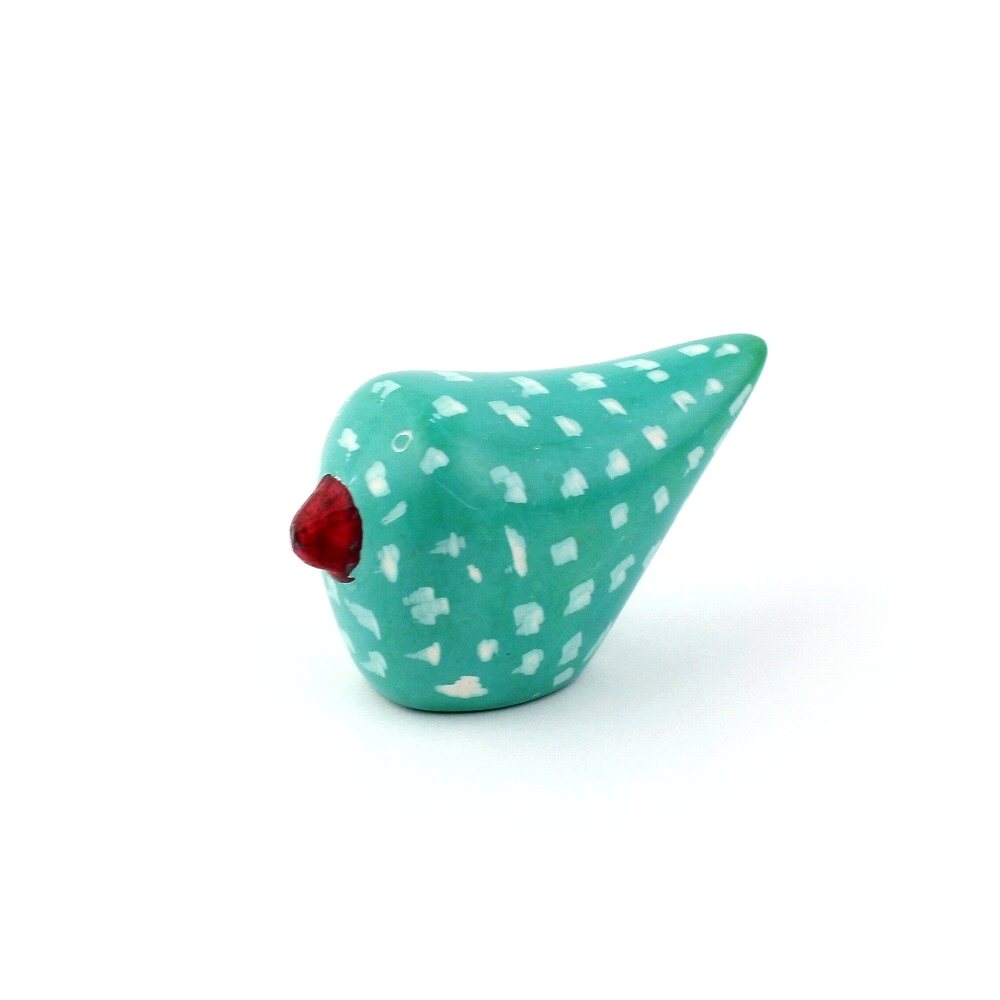 ソープストーン カラフル動物 ミニチキン 緑