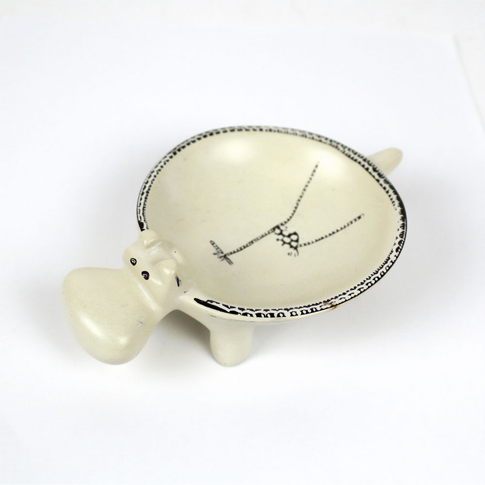 ソープストーン ナチュラル動物 カバボウル 中 柄アソート