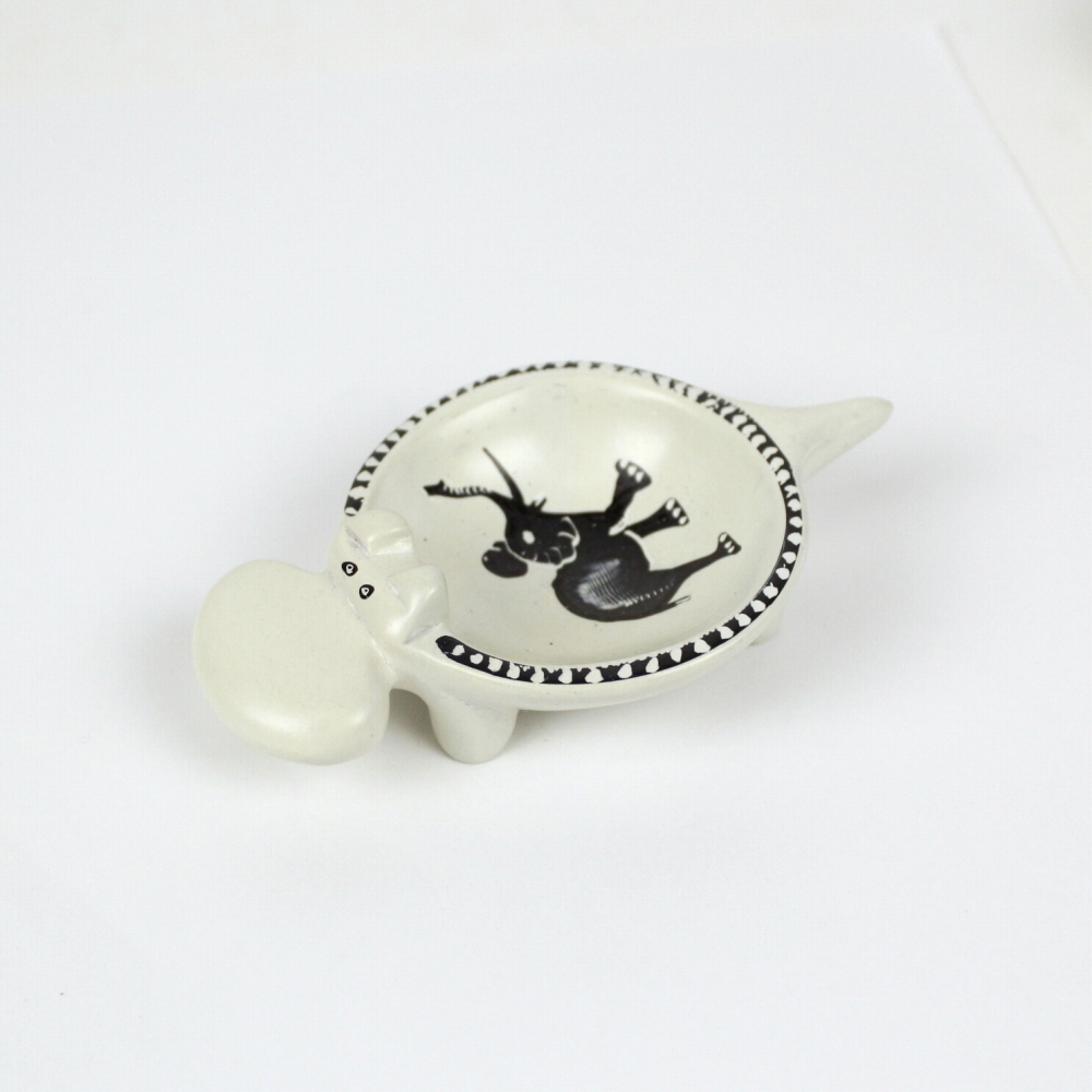 ソープストーン ナチュラル動物 カバボウル 小 柄アソート