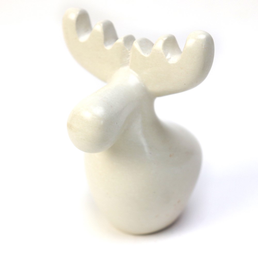 ソープストーン トナカイ 中 ナチュラル