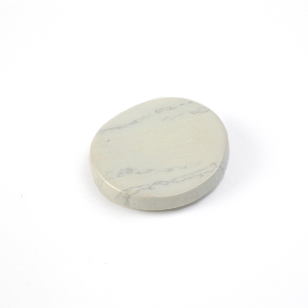 ソープストーン 箸置き 白