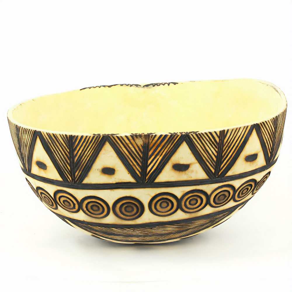 焼き絵入りひょうたん 大