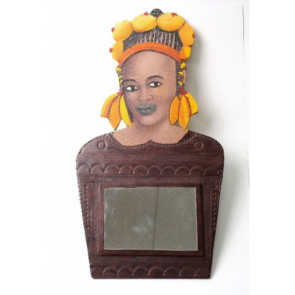 顔付ネックレス掛け 鏡付