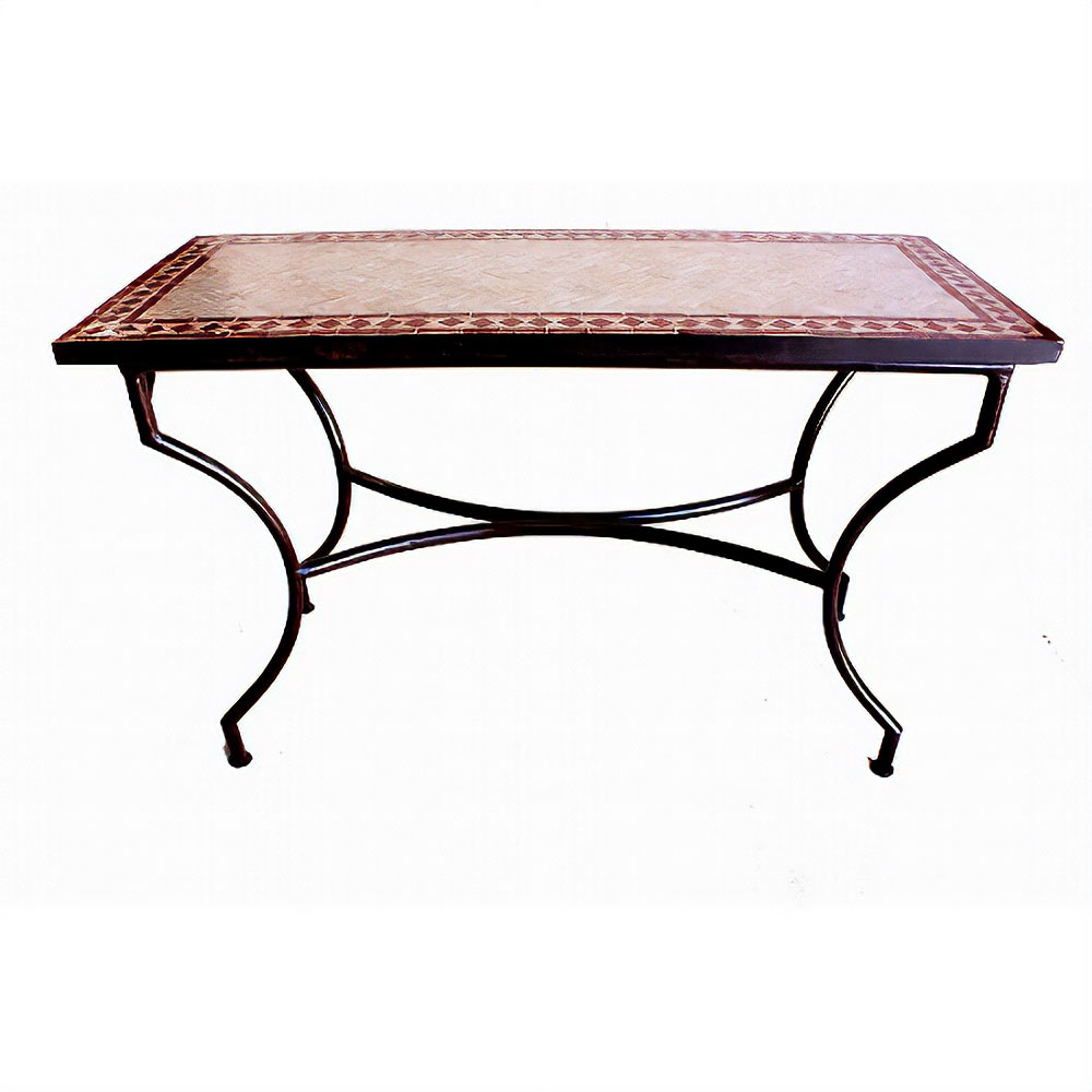 【SALE】モザイクテーブル 120x50xH75 CHEV 送料別 @75000→37500円